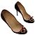 Décolleté Christian Louboutin in vernice nera e leopardato Nero Stampa leopardo