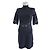 Rebecca Vallance Schwarzes Strickkleid mit Spitzendetails