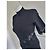 Rebecca Vallance Schwarzes Strickkleid mit Spitzendetails - Ansicht 3
