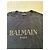 Camiseta Balmain Paris Negra con Logo Dorado Negro - vista 2