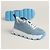 HERMÈS SNEAKERS DA DONNA HERMES IMPULSE IN TESSUTO PARACHUTE / CAMOSCIO DI CAPRA BLU. - vista 6