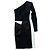 Roland Mouret Kleid in Schwarz Satin
