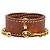Handschuhhalter Hermès Nomade Courchevel Braun Bronze - Ansicht 3