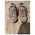 Sneakers basse Golden Goose in suede e paillettes Rosa Grigio Silver hardware - vista 5
