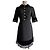 Gucci Kleid aus schwarzer Seide