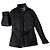 Abrigo Chanel negro de poliéster