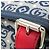 Borsa a Spalla Interlocking G per Bambini Gucci Rosso Blu - vista 6