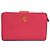Prada Saffiano Leder Bi-Fold Geldbörse Pink