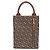 Borsa Clutch Monogramma TB Burberry Marrone
