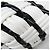 Borsa in pelle Balenciaga Bistro XXS Nero Bianco - vista 5