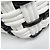 Borsa in pelle Balenciaga Bistro XXS Nero Bianco - vista 6