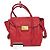 Borsa in pelle Prada VIT DAINO BN2673 Rosso - vista 2
