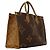 Borsa tote OnTheGo MM Monogram Giant Reverse Louis Vuitton Marrone - vista 2