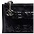 Clutch Chanel in pelle di vitello nera usurata Je Ne Suis Pas En Solde - vista 7