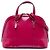 Borsa a mano piccola Nice in microguccissima rosa in vernice Gucci