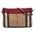 Borsa a tracolla Peyton in tela a quadri marrone Burberry Marrone chiaro