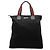 Gucci Schwarze GG Canvas Vertikale Tote