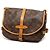 Louis Vuitton Braune Monogramm Saumur 30 - Ansicht 2