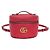 Gucci GG Marmont Damen-Leder-Rucksack mit Steppung Rot