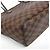 Louis Vuitton Damier Neverfull MM Tote Bag Braun - Ansicht 5