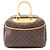 Borsa Vanity Bowling Doeville Louis Vuitton Marrone