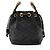 Saint Laurent Kleine Bucket Bag aus gestepptem Lammleder Cassandre Schwarz - Ansicht 3