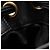 Saint Laurent Kleine Bucket Bag aus gestepptem Lammleder Cassandre Schwarz - Ansicht 9