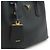 Prada Leder Doppel-Tote-Bag Schwarz - Ansicht 8