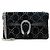 Borsa a Spalla Gucci GG Velvet Crystal Dionysus Medium E/W Blu