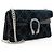 Borsa a Spalla Gucci GG Velvet Crystal Dionysus Medium E/W Blu - vista 2