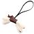 Pendente Buddy Charm in pelle di pecora Hermès Marrone
