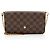 Pochette Félicie Pochette Felicie Damier Ebene di Louis Vuitton Marrone