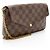 Pochette Félicie Pochette Felicie Damier Ebene di Louis Vuitton Marrone - vista 2