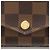 Pochette Félicie Pochette Felicie Damier Ebene di Louis Vuitton Marrone - vista 9