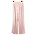 Anine Bing Pantalones de Seda Rosa de Pierna Ancha