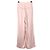 Anine Bing Pantalones de Seda Rosa de Pierna Ancha - vista 2