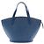 Borsa a mano Louis Vuitton Saint Jacques in pelle Epi Blu