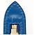 Borsa a mano Louis Vuitton Saint Jacques in pelle Epi Blu - vista 18