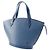 Borsa a mano Louis Vuitton Saint Jacques in pelle Epi Blu - vista 2