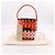 Borsa a mano intrecciata Pod Marni in polipropilene Multicolore Arancione - vista 13