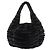 Autre Marque Borsa Tote 2 in 1 Velluto×Filo Anteprima Nero