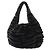 Autre Marque Borsa Tote 2 in 1 Velluto×Filo Anteprima Nero - vista 2