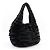 Autre Marque Borsa Tote 2 in 1 Velluto×Filo Anteprima Nero - vista 3
