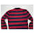 Saint Laurent Wollpullover Rot Blau - Ansicht 9