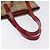 Bolsa Tote em lona e couro com estampa Nova Check da Burberry Vermelho - vista 6