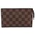 Bucket Marais Zip Pouch im Damier von Louis Vuitton Braun
