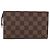 Bucket Marais Zip Pouch im Damier von Louis Vuitton Braun - Ansicht 2
