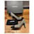 Décolleté con punta glitter Chanel Nero Silver hardware  - vista 10