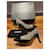 Décolleté con punta glitter Chanel Nero Silver hardware  - vista 6