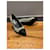 Décolleté con punta glitter Chanel Nero Silver hardware  - vista 7